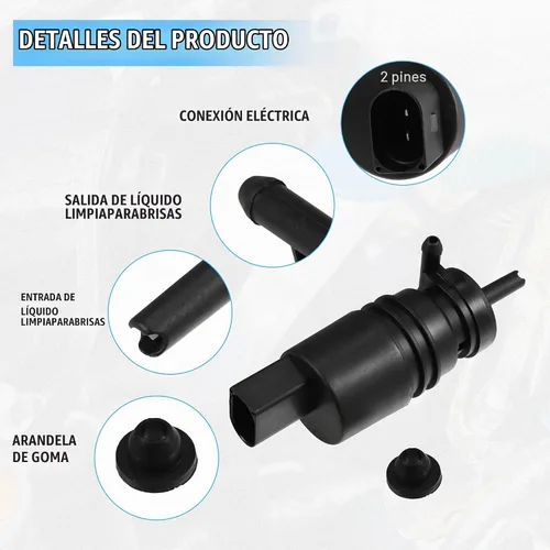 Vista 3 de ACROPIX - Bomba de motor para limpiaparabrisas con ojal para Honda Pilot