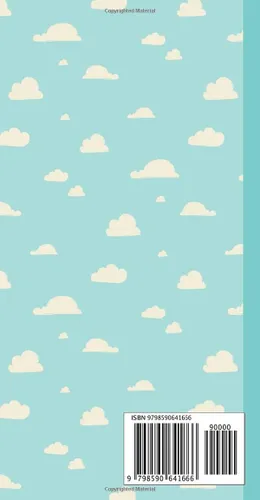 Vista 2 de Composition Notebook Small Dot Grid notebook (Standard Traveler's Notebook Sized Notebook Light Blue Clouds )