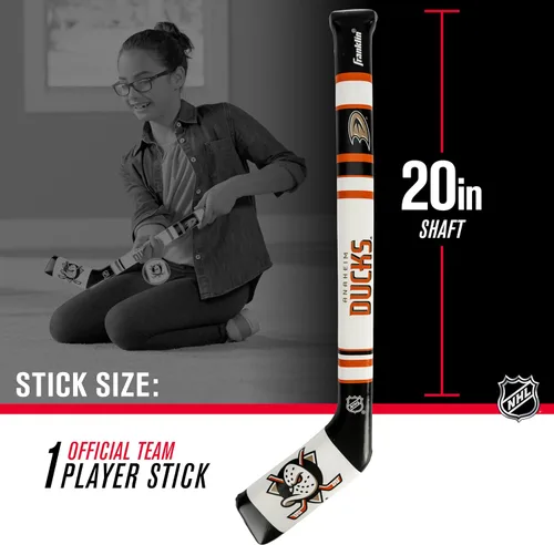 Vista 3 de Franklin Sports NHL Team juego de palos de hockey blandos mini - Palo y pelota de espuma de mini hockey blandos del equipo NHL - Gran juguete