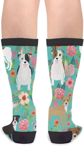 Vista 2 de YISHOW Divertidos calcetines de vestir casuales para hombre y mujer