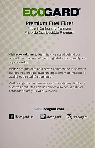Vista 3 de ECOGARD XF55114 Filtro de combustible prémium para Toyota Camry 2.2L 1992-2001, Avalon 3.0L 1995-1999, Camry 3.0L 1992-1997, Camry 2.0L 1983-1991