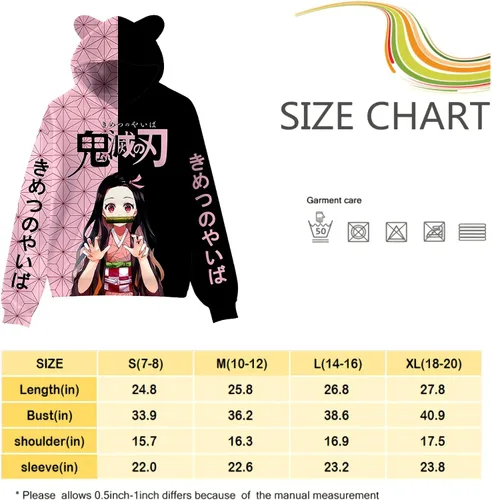 Vista 3 de Gofrvikoe Sudaderas con capucha de anime para niños y niñas, sudaderas con estampado 3D para adolescentes, sudaderas con capucha para cosplay