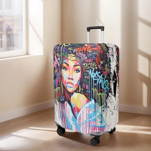 Vista 8 de WUJIAONIAO - Funda protectora para equipaje de viaje, 18 - 32 pulgadas 45.72 a 81.28 cm.