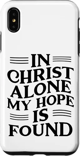 Vista 7 de iPhone 14 En Cristo Solo Mi Esperanza Se Encontró - Funda Inspiradora Cristiana