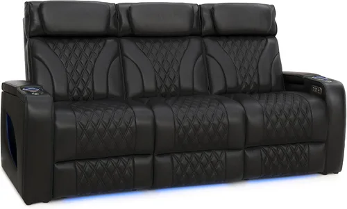 Vista 70 de Seatcraft Luminis LT - Asiento de cine en casa, reclinable, color rojo