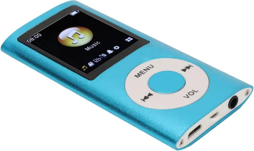 Vista 4 de Zunate Reproductor de MP4, reproductor de música MP3 con pantalla LCD de 1.8 pulgadas, reproductor de MP3 MP4 de música digital portátil sin