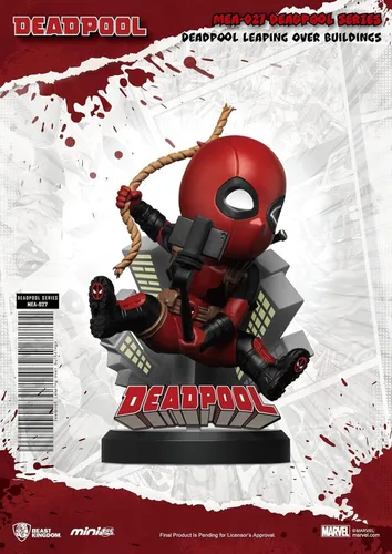 Vista 5 de Beast Kingdom Deadpool Series MEA-027 - Figura de ataque de huevo de 6 piezas, multicolor