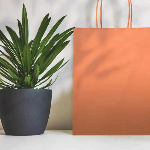Vista 7 de Nexmint Bolsas de papel kraft de 8 x 10.5 pulgadas, bolsas de regalo con asa para cumpleaños, vacaciones, regalos, recuerdos de fiesta, venta al por
