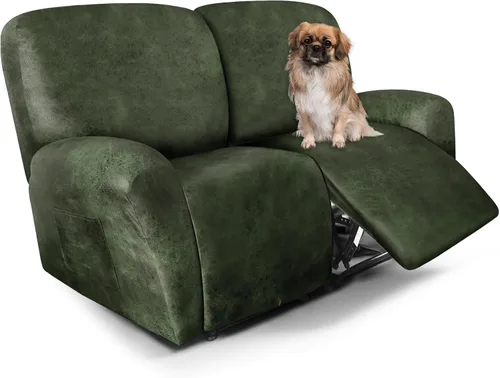 Vista 37 de ANARACHON Fundas para Sillas Reclinables Tipo Cuero, 4 Piezas Funda para Sillón Reclinable Lazy Boy, Protector de Muebles - Funda Suave Lavable