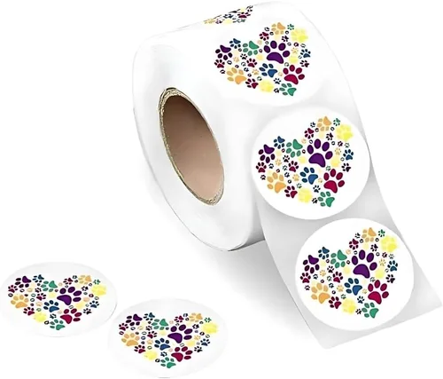 Vista 20 de Pegatinas de bandera bisexual para el mes del orgullo - Venta al por mayor Bi-Pride en un rollo (2 rollos - 500 calcomanías)