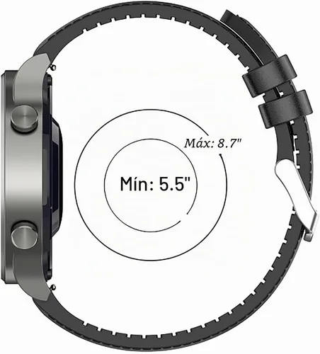 Vista 8 de Lamshaw Correa compatible con CMF Watch 3 Pro, correa de repuesto de silicona transpirable de 0.866 pulgadas compatible con CMF Watch Pro 1, 2, 3