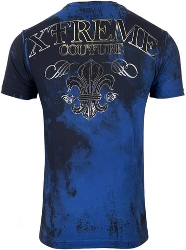 Vista 2 de Xtreme Couture by Affliction - Camiseta para hombre, color azul