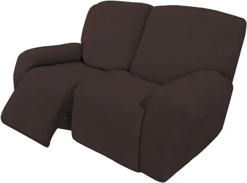 Vista 20 de Easy-Going Funda Elástica para Sofá Reclinable Cobertor de Sofá 4 Piezas Protector de Muebles Sofá Suave con Fondo Elástico Poliéster Spandex Tela
