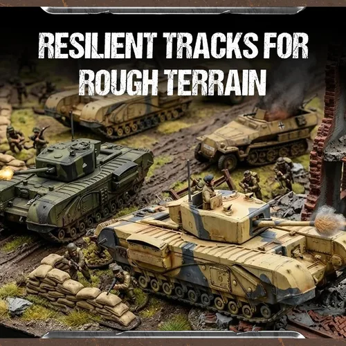 Vista 3 de Wargames Delivered - Warlord Games Bolt Action Tank War - British Churchill Tank, Miniaturas de la Segunda Guerra Mundial, figuras de acción