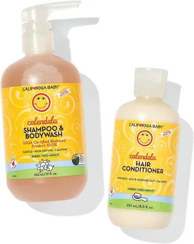 Vista 11 de Champú y gel corporal de caléndula California Baby, 8.5 onzas