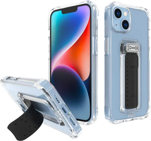 Vista 157 de Scooch Wingman - Funda con soporte de patas para iPhone 11 [Protección contra caídas de 10 pies] [Soporte de dos vías] Cubierta protectora, funciona
