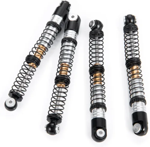 Vista 6 de Metal 2.087 in Skocks Kit RC Crawler Amortiguador largo amortiguador para 1/24 Axial Scx24 Vehículo Deadbolt C10 AXI00005 AXI00006 (negro)