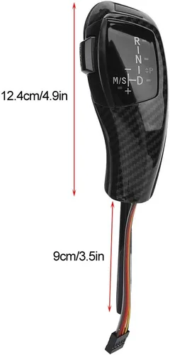 Vista 7 de Acouto Pomo de palanca de cambios automático para E46 E60 E61 Refit para coche F30 eléctrico LHD automático LED palanca de cambios Kit