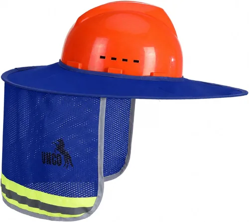 Vista 7 de UNCO - Protector solar para casco duro, azul