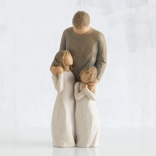 Vista 2 de Willow Tree Mis niñas, mirándote, veo maravilla, alegría, fuerza, celebra las relaciones amorosas entre padres e hijos, abuelos y nietos, figura