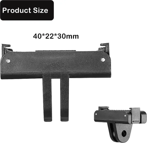Vista 2 de PCTC Adaptador magnético compatible con DJI Osmo 360/Osmo Action 5 Pro/4/3 Adaptador de liberación rápida – Accesorios DJI, trípode conectable