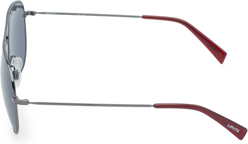 Vista 4 de Levi's Lentes de sol aviador Lv 1006S, Dark Rutenium RedGrey, 60mm, 13mm