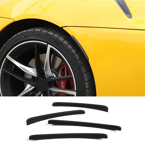 Vista 3 de Cubierta de decoración lateral de cejas para rueda compatible con Toyota Supra GR A90 A91 MK5 2019-2022, calcomanía para guardabarros de rueda