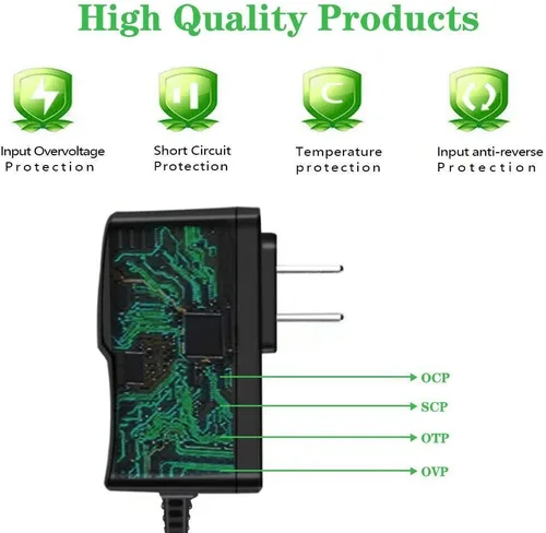 Vista 5 de Yealink - Adaptador de corriente alterna para teléfonos VOIP de 5 V, compatible con Yealink Yea-ps5v2000u, Yea-ps5v600us, T42s, PS5V1200US IP Phones