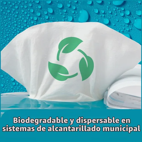 Vista 4 de Paños para limpieza personal ReadyFlush de Medline , MSC263800, 1, 1