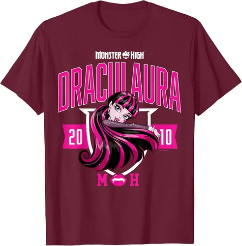 Vista 57 de Monster High -Camiseta Colegiada Draculaura Gris asfalto