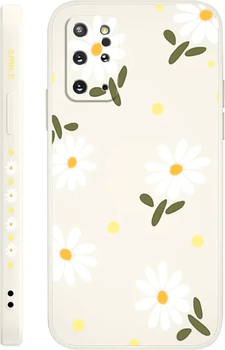 Vista 43 de LEECG para Samsung Galaxy S20 Funda, Diseño Creativo Lateral con Forro de Microfibra de Silicona Suave con Patrón de Flores para Cubierta de negro
