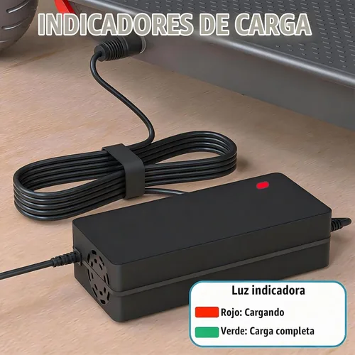 Vista 4 de Nuevo Adaptador de Carga de Batería de 24V 5A con Enfriamiento por Ventila y Conector XLR Macho de 3 Pines Compatible con Sillas de Movilidad Pride