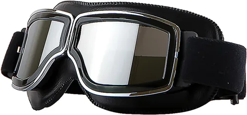 Vista 12 de Anteojos de seguridad para motociclismo, motonetas, medio casco clásico para Vespa, estilo aviador, plegable con lentes transparentes