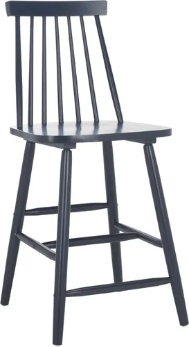 Vista 12 de Safavieh Home Collection Beaufort - Taburete negro para mostrador (24 pulgadas, juego de 2)