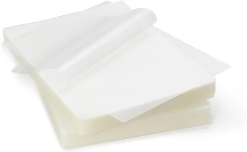 Vista 10 de Amazon Basics Hojas de laminación térmica transparente para documentos y fotos, 9 x 11.5 pulgadas, 2.8 mil, paquete de 50