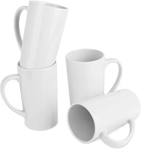 Vista 8 de BYCNZB Juego de 4 tazas de café de cerámica súper grandes de 22 onzas (cobbalto)