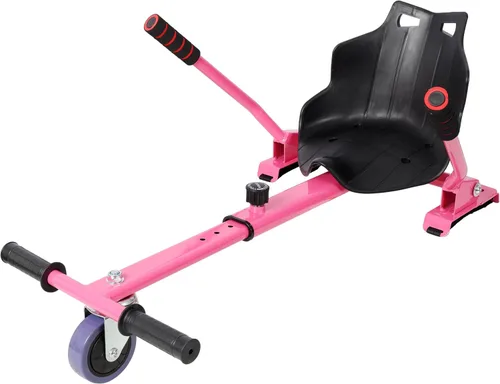 Vista 9 de Accesorio de asiento para aeropatineta de 6.5 a 10 pulgadas, kit de conversión de JULYFOX Buggy Go Kart, rueda giratoria, longitud ajustable