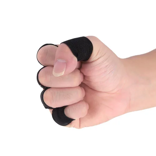 Vista 8 de 10 fundas para dedos, soporte para el pulgar para dedos, grietas de dedos, artritis de dedos, mangas para dedos