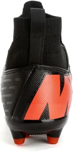 Vista 5 de WILTENA Botas de fútbol clásicas unisex para mujer, de alta calidad, ligeras, para hombre Negro