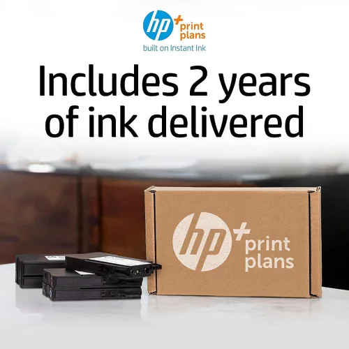 Vista 2 de HP Envy 6075 - Impresora inalámbrica todo en uno, incluye 2 años de tinta entregada, impresión móvil, escaneo y copia (8QQ97A)