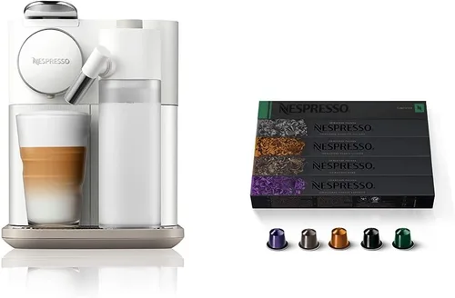 Vista 6 de Máquina de Espresso Original Nespresso Gran Lattissima con Espumador de Leche por De'Longhi, Blanco Fresco Blanco (Fresh White)