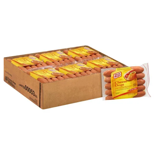 Vista 2 de Kraft Oscar Mayer Hot Dog - Queso, 16 onzas, 12 por caja.