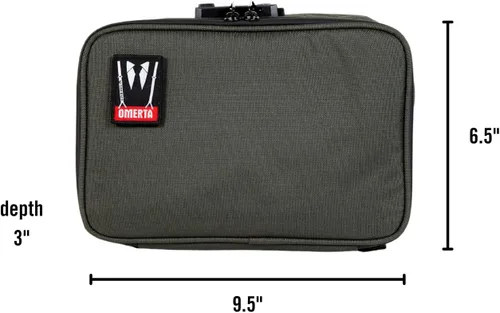 Vista 10 de DIME BAGS Goodfella con cerradura Cápsula acolchada con bloqueo de filtro de carbono Tecnología de carbón activado y bloqueo de combinación