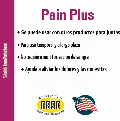 Vista 4 de Vet Classics Pain Plus Suplemento extra fuerte para perros - 120 tabletas