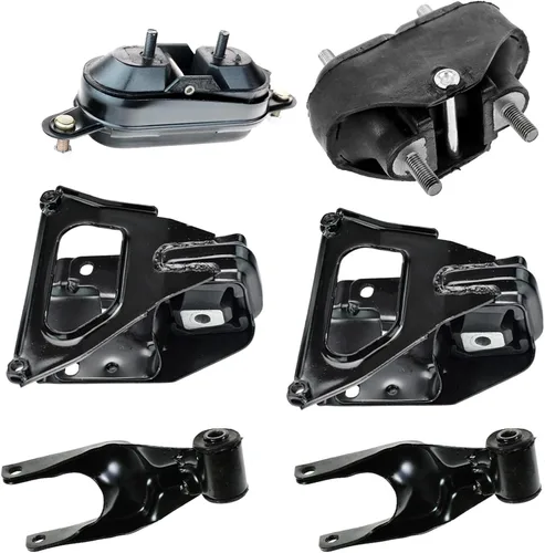 Vista 29 de TRQ Kit de montaje de motor de transmisión de motor de 5 piezas compatible con Ford Five Hundred Montego 6sp Auto AT 2005 - 2007