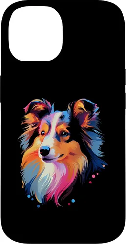 Vista 4 de Shetland Sheepdog Shelti Puppy Best Dog Walking Pet Case for iPhone 16