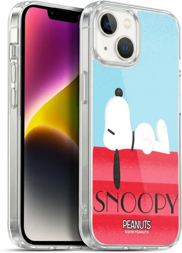 Vista 94 de Head Case Designs Snoopy Deco Dreams - Funda de gel suave con licencia oficial de Peanuts Blue Pattern compatible con Apple iPhone 7 Plus/iPhone 8