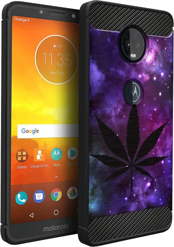 Vista 30 de CasesOnDeck - Funda compatible con Motorola Moto Z4 / Moto Z4 Play, funda de diseño de Moto Z4 Play, delgada, flexible, elegante, protección contra