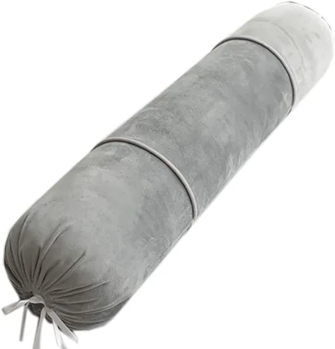 Vista 6 de Tingting's Dream Almohada suave y larga para pies, almohada redonda para sofá, almohada cilíndrica cervical para rodilla, pierna