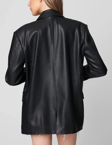 Vista 2 de BLANKNYC Womens Luxury Clothing Oversized Blazzer with Pockets, Comfortable & Stylish Coat